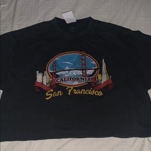 BNWT Brandy Melville San Francisco croppedT-shirt